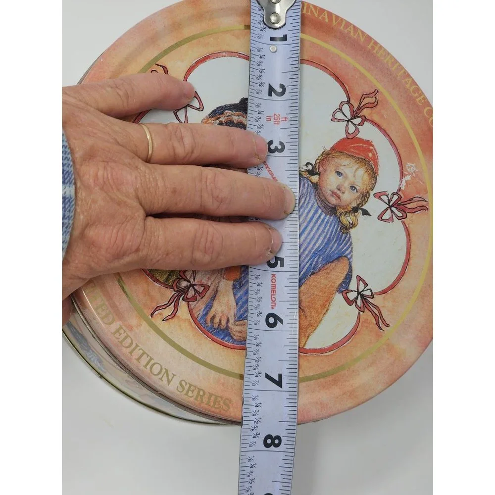 Carl Larson‎ The Wish Cookie Limited Edition Collectors Tin Swedish Pepparkakor